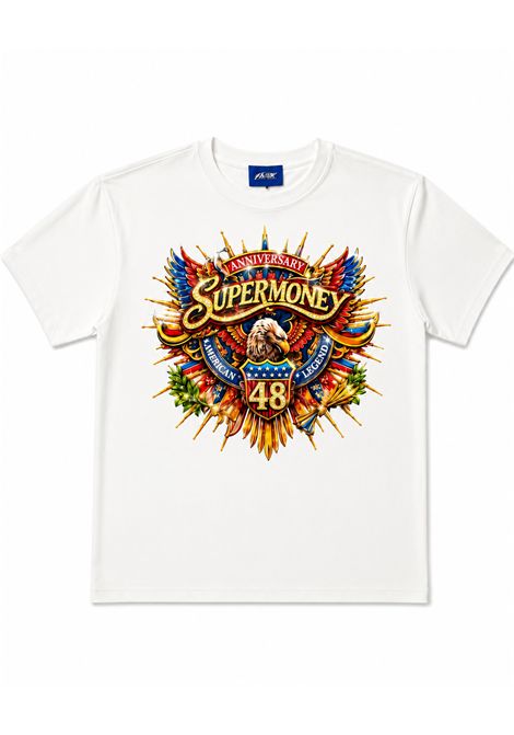 T-shirt con strass ARTSUPERMONEY | LAS VEGASOFF W